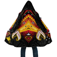 Papua New Guinea Independence Day Cloak Tribal Mask LT05 Unisex Red - Polynesian Pride