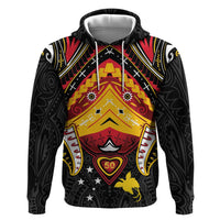 Papua New Guinea Independence Day Hoodie Tribal Mask LT05 Pullover Hoodie Red - Polynesian Pride