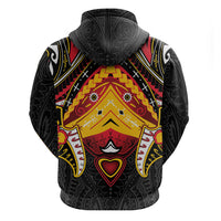 Papua New Guinea Independence Day Hoodie Tribal Mask LT05 - Polynesian Pride