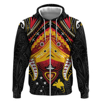 Papua New Guinea Independence Day Hoodie Tribal Mask LT05 - Polynesian Pride
