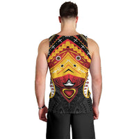 Papua New Guinea Independence Day Men Tank Top Tribal Mask LT05 - Polynesian Pride