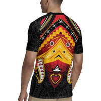 Papua New Guinea Independence Day Rugby Jersey Tribal Mask LT05 - Polynesian Pride