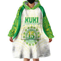 Kuki Independence 2026 Wearable Blanket Hoodie Cook Islands 15 Finest White Version