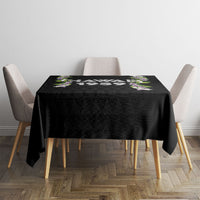 Hawaii Statehood Day Tablecloth Kakau Pattern With Maile Pikake Honohono Lei