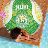 Kuki Independence 2026 Beach Blanket Cook Islands 15 Finest Green Version