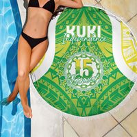 Kuki Independence 2026 Beach Blanket Cook Islands 15 Finest Green Version