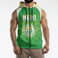Kuki Independence 2026 Sleeveless Zip Hoodie Cook Islands 15 Finest Green Version
