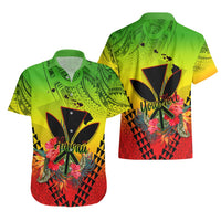 Personalized Hawaii Hawaiian Shirt Kakau Kanaka Maoli With Hibiscus Flowers LT05 - Polynesian Pride