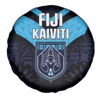 Fiji Kaiviti Rugby Spare Tire Cover Fiji Tapa Pattern