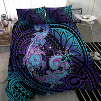 Hawaii Makahiki Turtle Bedding Set Spiral Polynesian Tattoo LT05 - Polynesian Pride