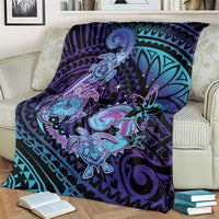 Hawaii Makahiki Turtle Blanket Spiral Polynesian Tattoo LT05 - Polynesian Pride