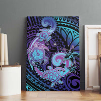 Hawaii Makahiki Turtle Canvas Wall Art Spiral Polynesian Tattoo LT05 - Polynesian Pride
