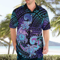 Hawaii Makahiki Turtle Hawaiian Shirt Spiral Polynesian Tattoo LT05 - Polynesian Pride