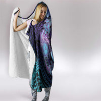 Hawaii Makahiki Turtle Hooded Blanket Spiral Polynesian Tattoo LT05 - Polynesian Pride