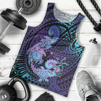 Hawaii Makahiki Turtle Men Tank Top Spiral Polynesian Tattoo LT05 - Polynesian Pride