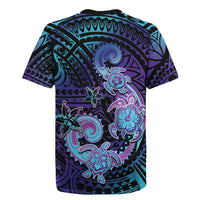 Hawaii Makahiki Turtle Rugby Jersey Spiral Polynesian Tattoo LT05 - Polynesian Pride