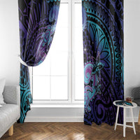 Hawaii Makahiki Turtle Window Curtain Spiral Polynesian Tattoo LT05 - Polynesian Pride