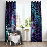 Hawaii Makahiki Turtle Window Curtain Spiral Polynesian Tattoo LT05 - Polynesian Pride