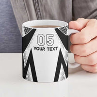 Custom Bula Fiji Football Ceramic Mug Go Champions - Polynesian Pride