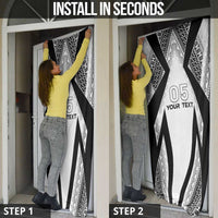 Custom Bula Fiji Football Door Cover Go Champions - Polynesian Pride