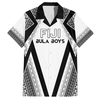 Custom Bula Fiji Football Family Matching Off Shoulder Short Dress and Hawaiian Shirt Go Champions - Polynesian Pride