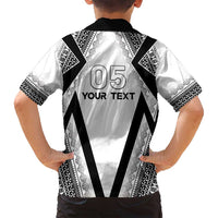 Custom Bula Fiji Football Family Matching Tank Maxi Dress and Hawaiian Shirt Go Champions - Polynesian Pride