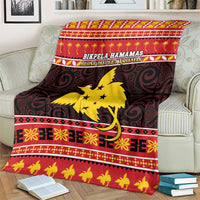 Papua New Guinea Christmas Blanket Santa Raggiana LT05 - Polynesian Pride