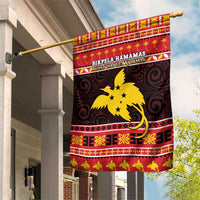Papua New Guinea Christmas Garden Flag Santa Raggiana LT05 House Flag Red - Polynesian Pride