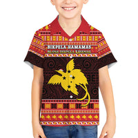 Papua New Guinea Christmas Hawaiian Shirt Santa Raggiana LT05 - Polynesian Pride