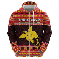 Papua New Guinea Christmas Hoodie Santa Raggiana LT05 - Polynesian Pride