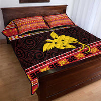 Papua New Guinea Christmas Quilt Bed Set Santa Raggiana LT05 - Polynesian Pride