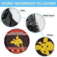 Papua New Guinea Christmas Spare Tire Cover Santa Raggiana LT05 - Polynesian Pride