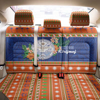 Marshall Islands Christmas Back Car Seat Cover Marshallese Seal Meddi Kirijmoj LT05 - Polynesian Pride