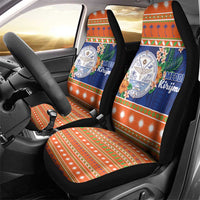 Marshall Islands Christmas Car Seat Cover Marshallese Seal Meddi Kirijmoj LT05 - Polynesian Pride