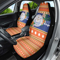 Marshall Islands Christmas Car Seat Cover Marshallese Seal Meddi Kirijmoj LT05 - Polynesian Pride