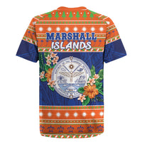 Marshall Islands Christmas Rugby Jersey Marshallese Seal Meddi Kirijmoj LT05 - Polynesian Pride