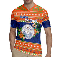 Marshall Islands Christmas Rugby Jersey Marshallese Seal Meddi Kirijmoj LT05 - Polynesian Pride