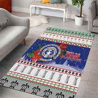 Northern Mariana Islands Christmas Area Rug Poinsettia Filis Pasgua LT05 - Polynesian Pride