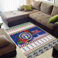 Northern Mariana Islands Christmas Area Rug Poinsettia Filis Pasgua LT05 - Polynesian Pride