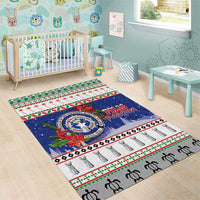 Northern Mariana Islands Christmas Area Rug Poinsettia Filis Pasgua LT05 - Polynesian Pride