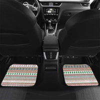 Northern Mariana Islands Christmas Car Mats Poinsettia Filis Pasgua