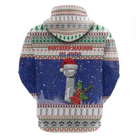 Northern Mariana Islands Christmas Hoodie Poinsettia Filis Pasgua LT05 - Polynesian Pride