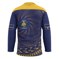 Nauru Angam Day Hockey Jersey Polynesian Tribal Pattern Unique Style LT05 - Polynesian Pride