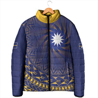 Nauru Angam Day Padded Jacket Polynesian Tribal Pattern Unique Style - Polynesian Pride