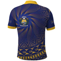 Nauru Angam Day Polo Shirt Polynesian Tribal Pattern Unique Style - Polynesian Pride