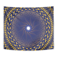 Nauru Angam Day Tapestry Polynesian Tribal Pattern Unique Style - Polynesian Pride