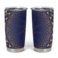 Nauru Angam Day Tumbler Cup Polynesian Tribal Pattern Unique Style - Polynesian Pride