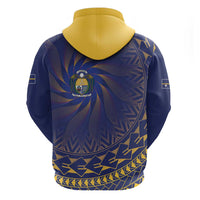 Nauru Angam Day Zip Hoodie Polynesian Tribal Pattern Unique Style - Polynesian Pride