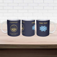 Personalised Federated States Of Micronesia Ceramic Mug FSM Passport - Polynesian Pride