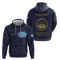 Personalised Federated States Of Micronesia Hoodie FSM Passport - Polynesian Pride
